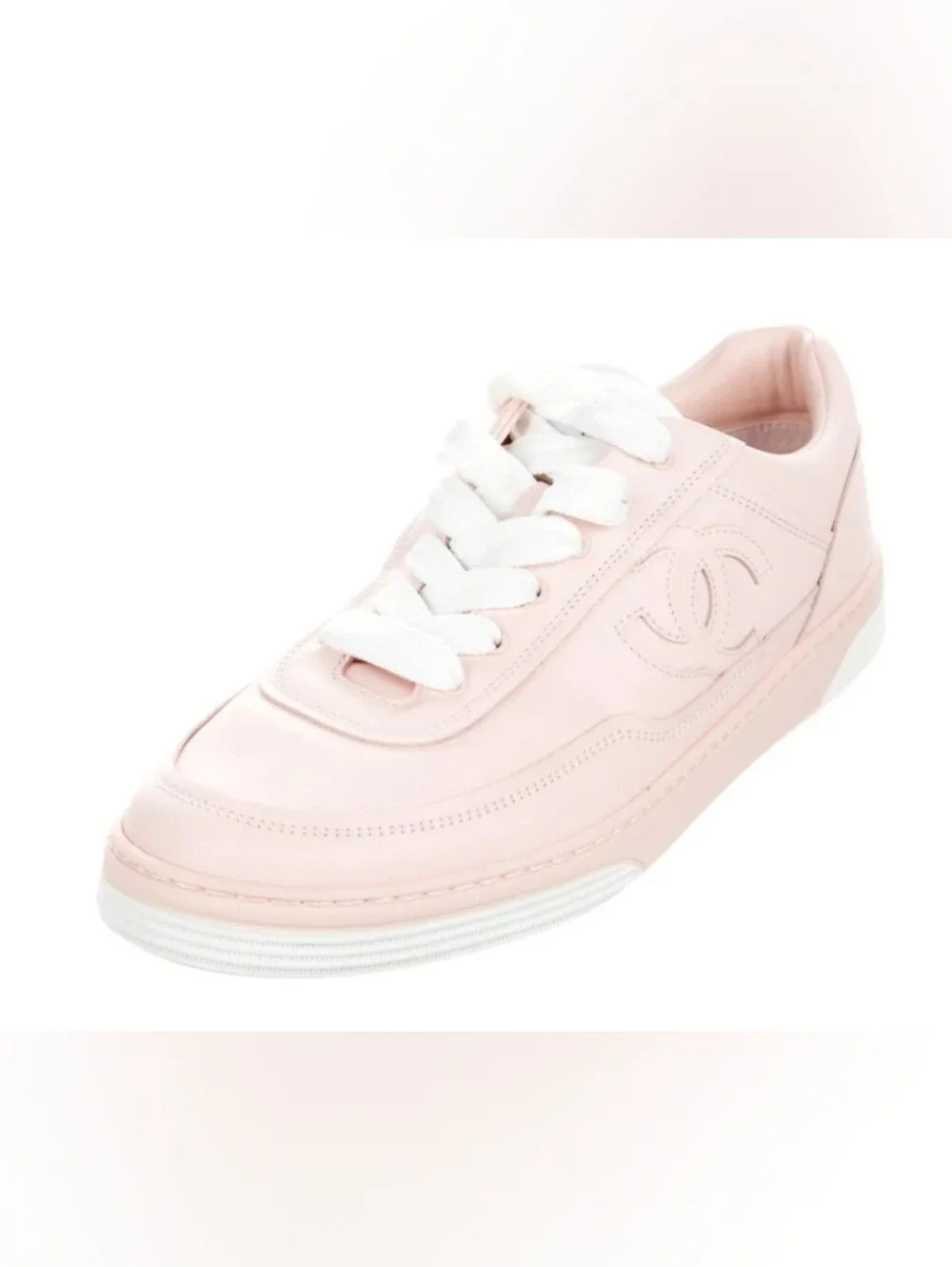 Chanel 2024 Women's Pink Low-Top Sneakers